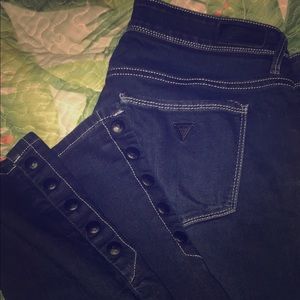 Guess Jeans. Cute with snaps at the ankles.